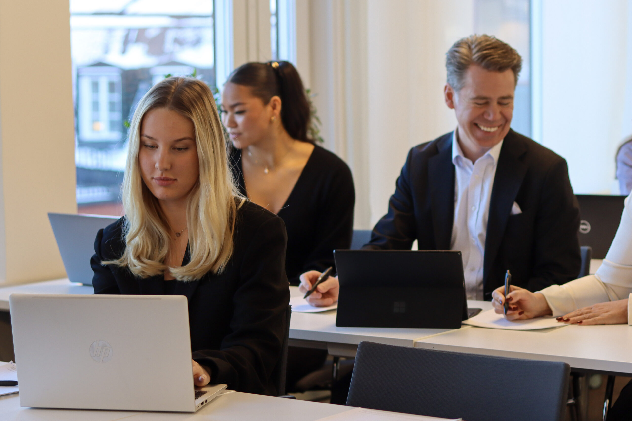 Deltagare på utbildning i GDPR och dataskydd